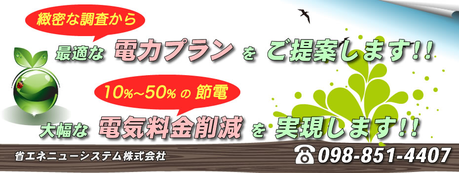 省エネニューシステムは、お客様のコスト削減のために尽力します。飲食店から大規模施設までトータル・サポートで安心!!